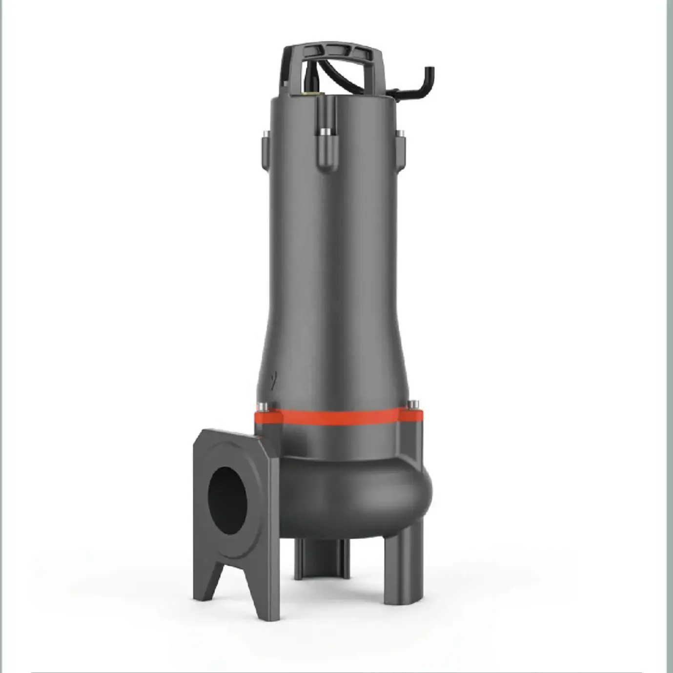 Bomba submersível de água de esgoto com impulsor semiaberto
